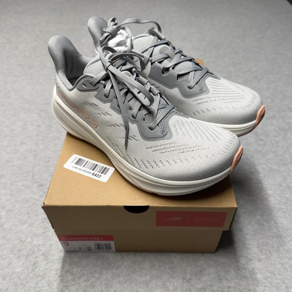 Altra Experience Flow 2 Shoes Womens 9 Gray Running Athletic AL0A85RF220-090